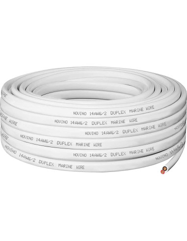 Cable Marino Dúplex 14 AWG 30.48 m Cobre Estañado NOVINO