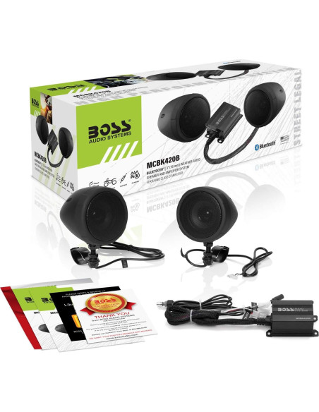 Sistema de Sonido BOSS MCBK420B Bluetooth 2 Altavoces 3"