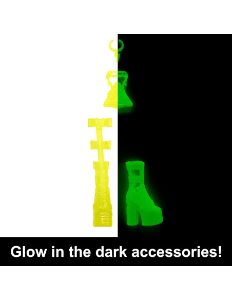 Muñeca Frankie Stein Skulltimate Secrets Neon Frights 19+ Sorpresas