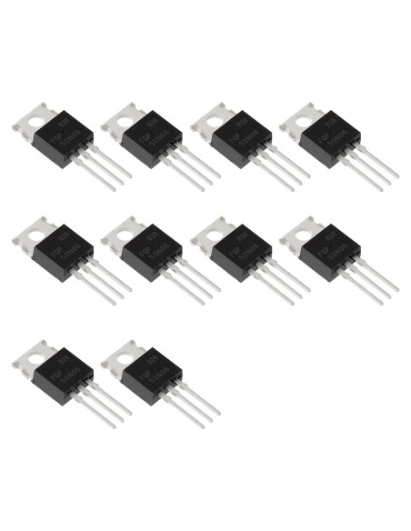 10 Transistores Mosfet N-Canal FQP50N06 52A 60V TO-220AB