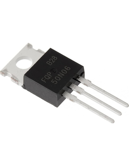 10 Transistores Mosfet N-Canal FQP50N06 52A 60V TO-220AB