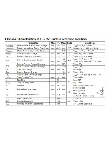 10 Transistores Mosfet IRF4905 P Canal 74A 55V TO-220