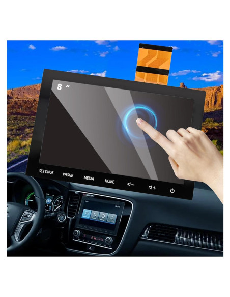 Pantalla Táctil 8" Reemplazo Mitsubishi Outlander Sport 2019-2022