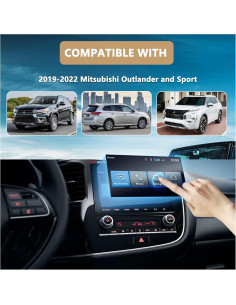 Pantalla Táctil 8" Reemplazo Mitsubishi Outlander Sport 2019-2022 2