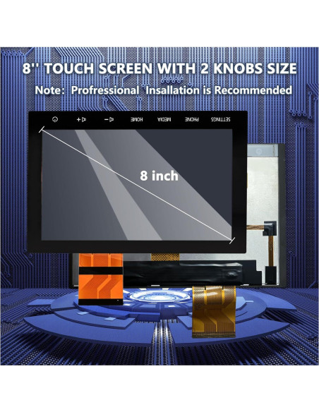 Pantalla Táctil 8" Reemplazo Mitsubishi Outlander Sport 2019-2022