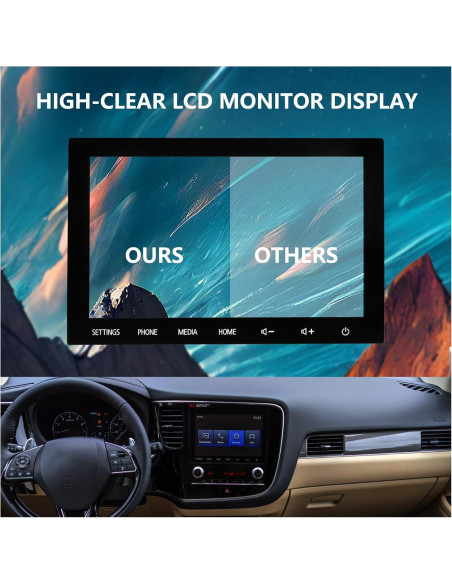 Pantalla Táctil 8" Reemplazo Mitsubishi Outlander Sport 2019-2022