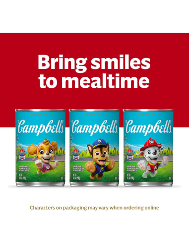 Sopa Infantil Condensada Campbell's Paw Patrol 12 Latas 10.5 oz