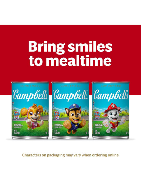 Sopa Infantil Condensada Campbell's Paw Patrol 12 Latas 10.5 oz