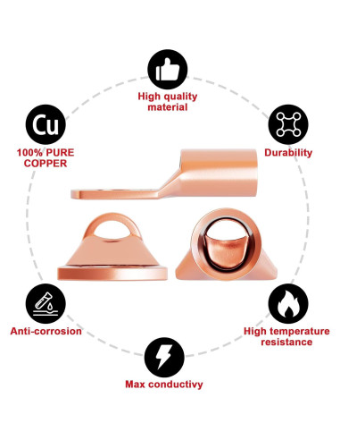 Kit de Conectores de Terminales de Cable Sanuke 260pcs Cobre