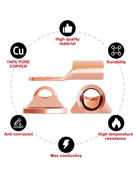 Kit de Conectores de Terminales de Cable Sanuke 260pcs Cobre