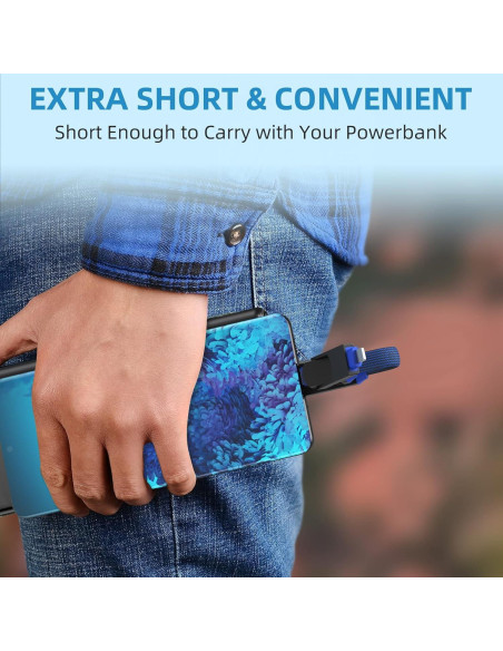 2 Pack Llaveros Magnéticos Cargador Rápido ZONLELE USB-C