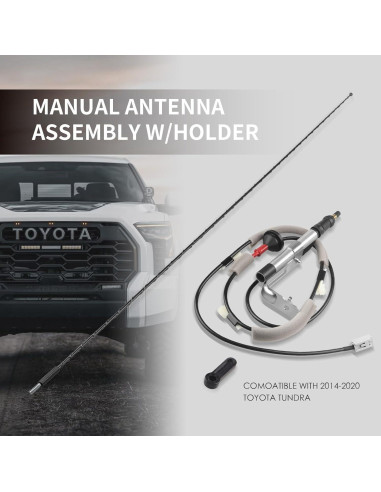 Kit de Antena de Reemplazo E-Vniko para Toyota Tundra 2014-2020