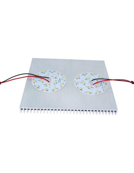 Disipador de Calor de Aluminio 200x220x18mm Cotexer LED