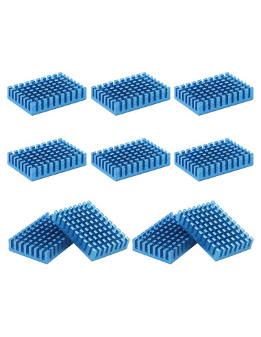 Disipador de Calor de Aluminio 10 Pcs 40x28x8mm Unxuey