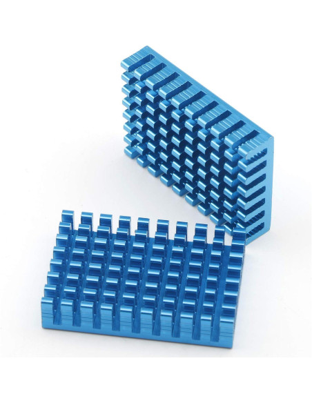Disipador de Calor de Aluminio 10 Pcs 40x28x8mm Unxuey