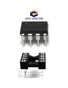 Amplificador Operacional Dual RC4558 Juried Engineering - 4 Piezas 2