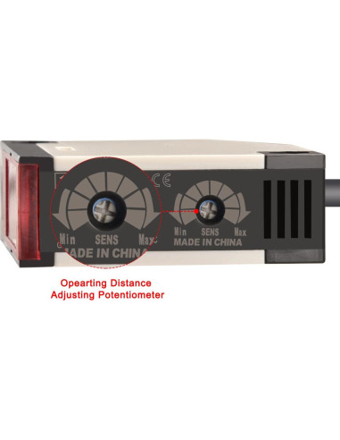 Sensor Fotoeléctrico E3JK-R4M1 Heschen 12-24V DC 4m IP65