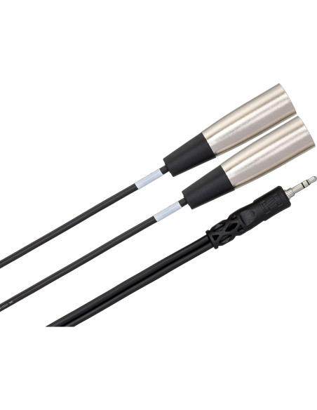 Cable de Desglose Estéreo Hosa CYX-402M 2m 3.5mm a Doble XLR Cable de Desglose Estéreo Hosa CYX-402M 2m 3.5mm a Doble XLR