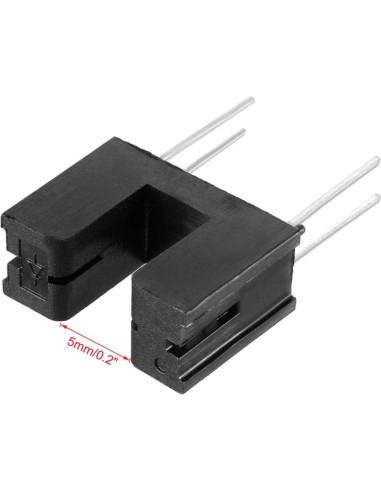 Sensor Fotoeléctrico Infrarrojo uxcell ITR9606 5Pcs 5mm