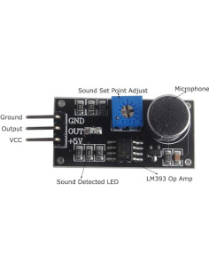 Módulo Sensor de Sonido LM393 Stemedu - Paquete de 5 2