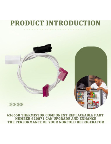 Termistor 636658 para Refrigerador Norcold 1200/1210/N1095