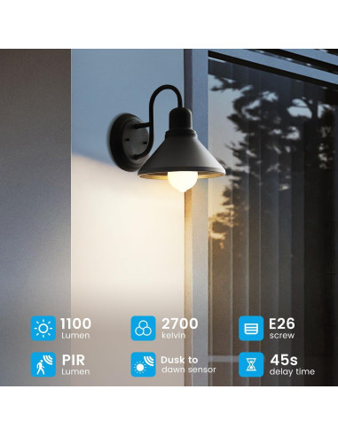 Bombillas LED Aovpex con Sensor de Movimiento 13W 1100lm 2700K