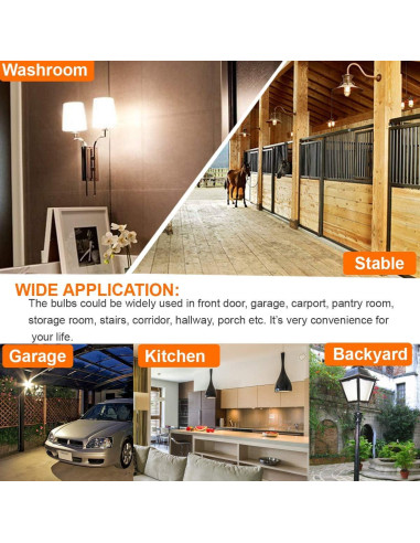 Bombillas LED LUXON con Sensor de Movimiento Radar 9W 6000K