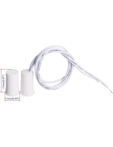 Sensor de Contacto Magnético Recesado Aoje-Link RC-33B 8pcs