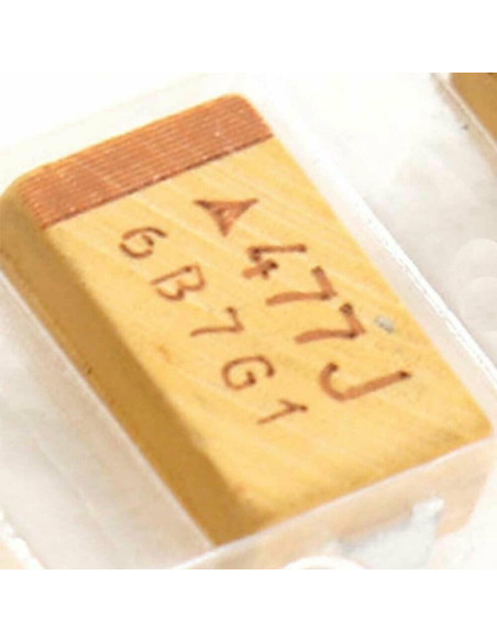 Capacitores de Tantalio TEAMWILL 470uF 6.3V SMD 20PCS