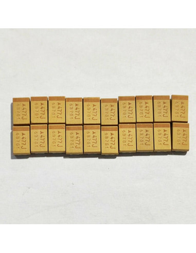 Capacitores de Tantalio TEAMWILL 470uF 6.3V SMD 20PCS