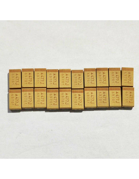 Capacitores de Tantalio TEAMWILL 470uF 6.3V SMD 20PCS