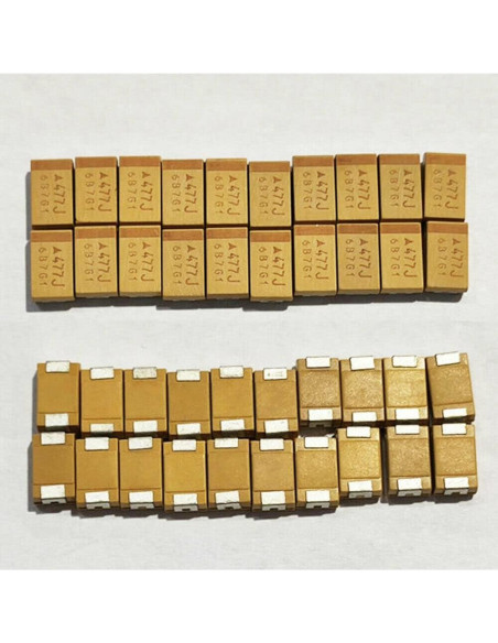 Capacitores de Tantalio TEAMWILL 470uF 6.3V SMD 20PCS