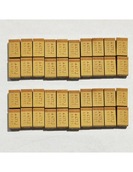 Capacitores de Tantalio TEAMWILL 470uF 6.3V SMD 20PCS