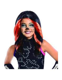Peluca Skelita Monster High Rubie's para Niños 30cm