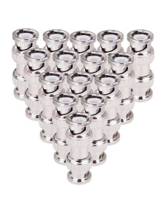 Adaptador Coaxial BNC Macho a Macho BEELION 15 Unidades
