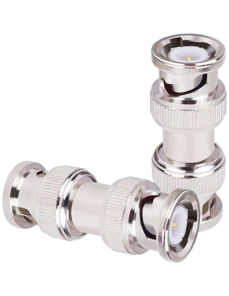 Adaptador Coaxial BNC Macho a Macho BEELION 15 Unidades