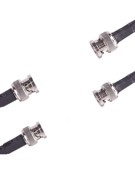 Adaptador Coaxial BNC Macho a Macho BEELION 15 Unidades