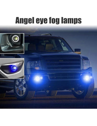 Luz de Niebla Angel Eye Dickno 30W Azul 2.5" Universal