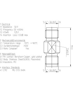 Conector de Microondas SMA Hembra 2.92mm Onelinkmore 2