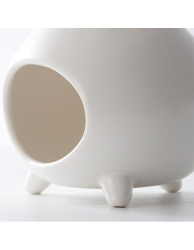 Soporte de Palo Santo IVWOXO de Cerámica Blanco para Incienso