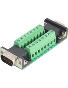 Conector VGA Macho a Hembra 15 Pines Jienk - Placa de Conexión 2