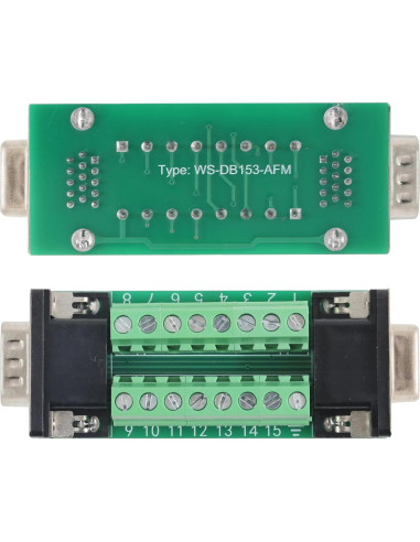 Conector VGA Macho a Hembra 15 Pines Jienk - Placa de Conexión