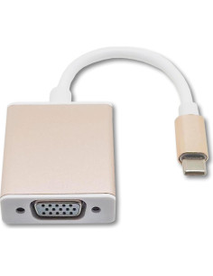 Adaptador USB-C a VGA 1080P Sonilco Rosa Dorado 2