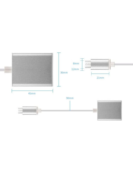 Adaptador USB-C a VGA 1080P Sonilco Rosa Dorado Adaptador USB-C a VGA 1080P Sonilco Rosa Dorado