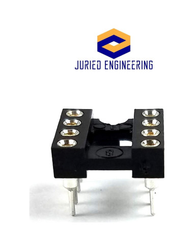 Zócalos DIP 8 pines Juried Engineering - Paquete de 10