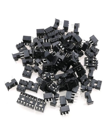 Zócalo IC DIP 6 Pines TAODAN 80 PCS Adaptador Soldadura