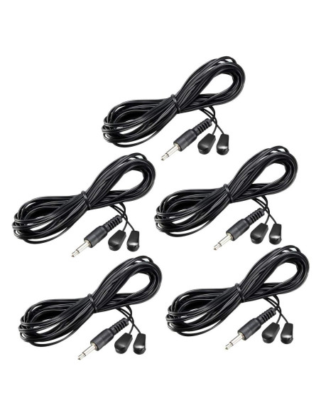 Cable de Extensión Infrarrojo uxcell 3m 3.5mm Doble Cabeza
