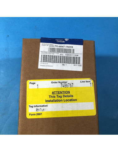Sensor de Temperatura Johnson Controls TE-68NT-1N00S, Ni1000, Conexión Terminal