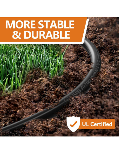 Cable Ethernet 10.67m Brozzag Cat6 Cobre Puro 40Gbps Negro