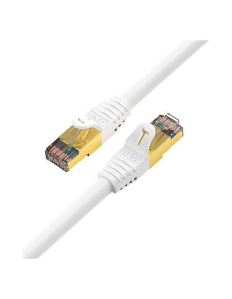 Cable Ethernet CAT7 Tera Grand 3 Pies Doble Apantallado 10Gbps